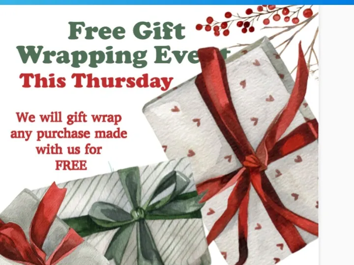 Free Gift Wrap