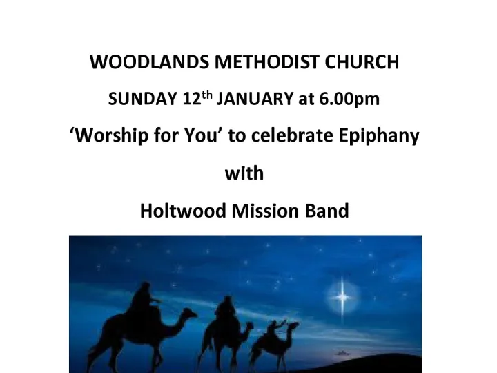 Woodlands Epiphany