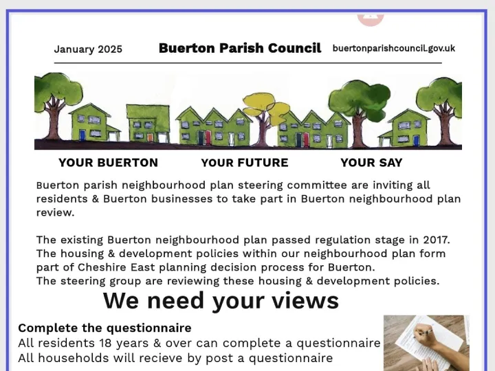 Questionnaire Flyer Notice Board