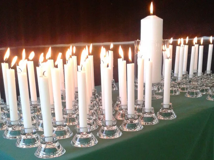 Holocaust Memorial Day Candles