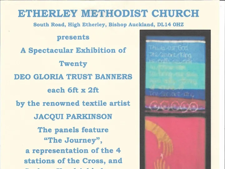Etherley Methodist Church April 2025 Deo Gloria