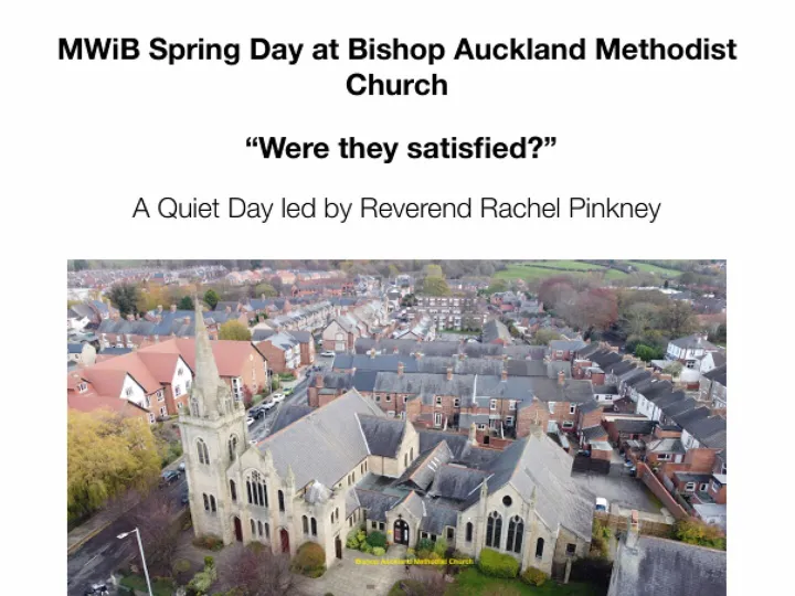 MwIB Quiet Day At BAMC