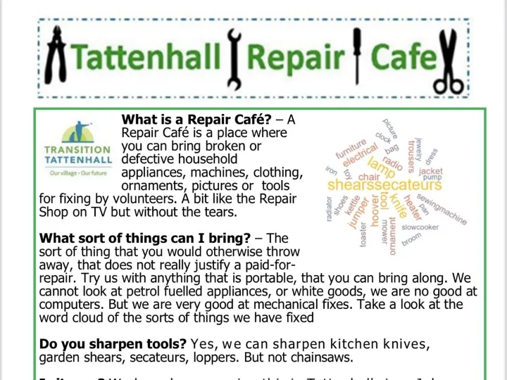 Tattenhall Repair Centre