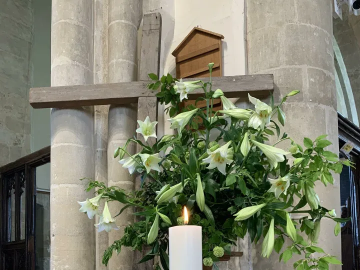 Easter Flowers at St Mary's