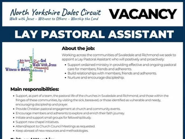 NYD Lay Pastoral Assistant