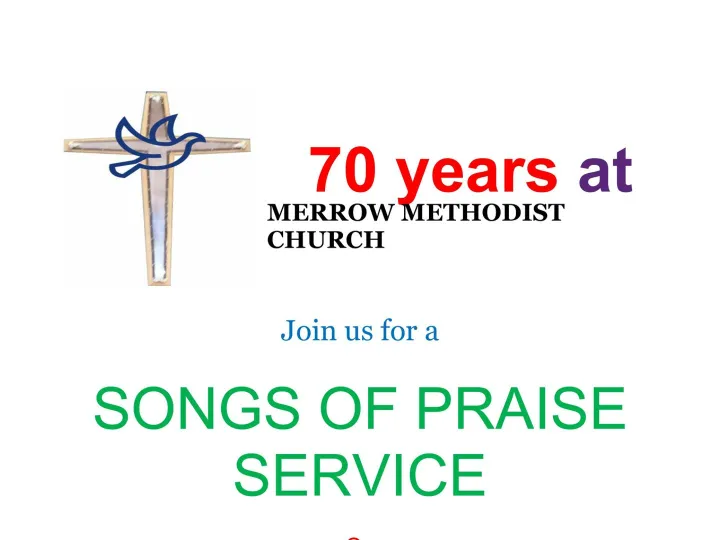 Merrow Songs of Praise 14.09.25