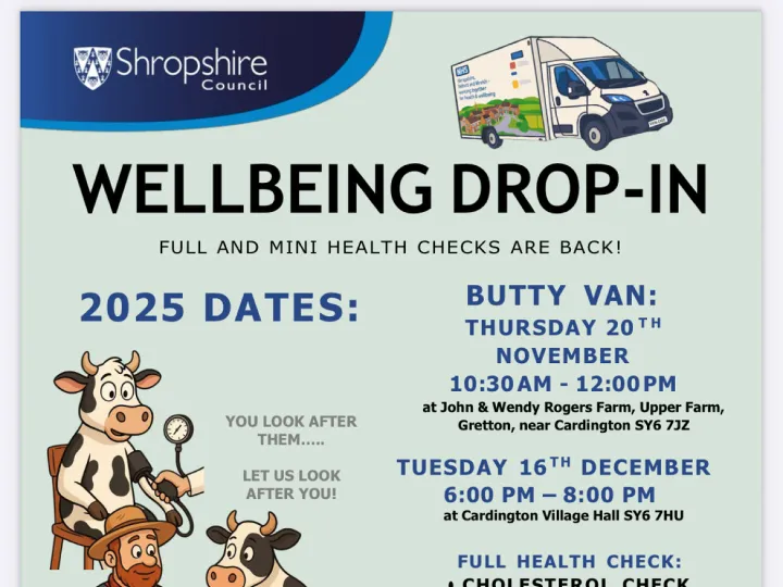 WELBEING HEALTH CHECK AT BUTTY VAN