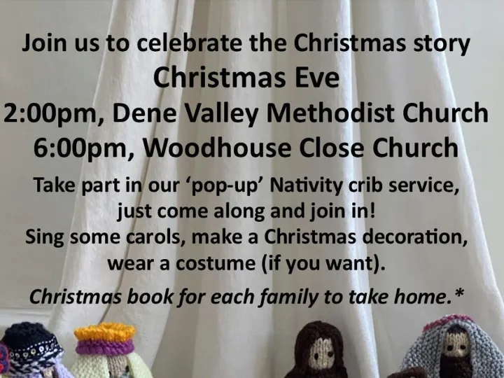 Christmas Flyer Dene Valley and Whc Christmas Eve  2025
