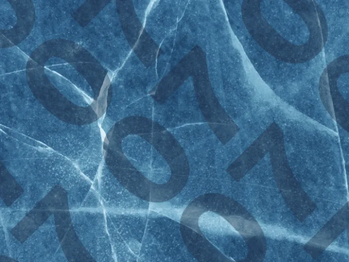 A shallow focus shot of a female praying