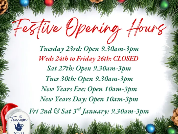 Tea Room Xmas Opening