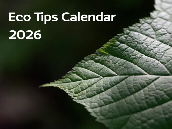 Eco Tips Calender Logo 2026 a Rocha